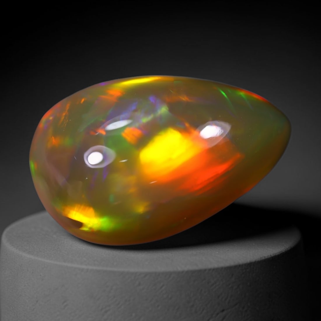 *11.55Ct Welo Opal Polished - Ethiopian Opal , 485E (1 of 8)