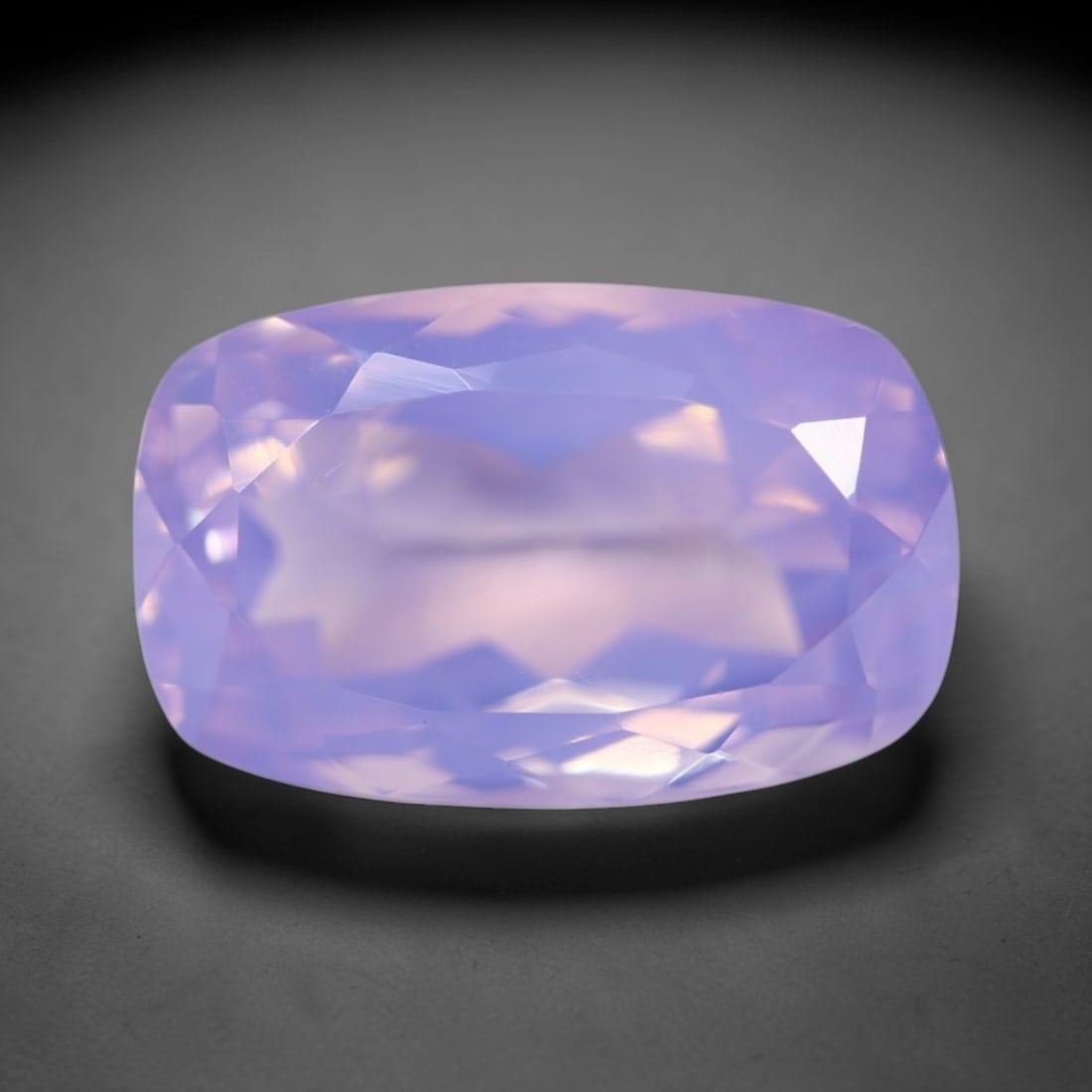 11.40Ct Lavender Amethyst - Polished Faceted , 641E: Ksmith Heritage Auctioneers Subject: Natural Lavender Amethyst Origin: Brazil Carat Weight: 11.40Ct Dimension: 16.8x10.6x9.1 mm Treatment: Untreated Type: Faceted, Polishe