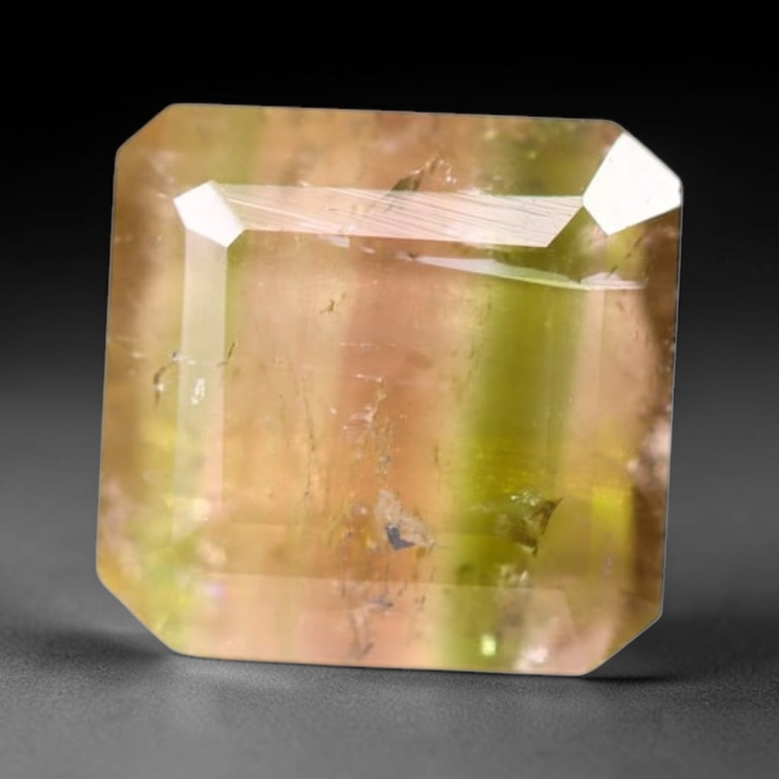 *3.24Ct Natural Watermelon Tourmaline - Bi-Colour Faceted Cut, 139C: Ksmith Heritage Auctioneers Subject: Natural Tourmaline Origin: Africa Carat Weight: 3.24 Ct Dimension: 8.3x8x5.2 mm Type: Faceted, Polished