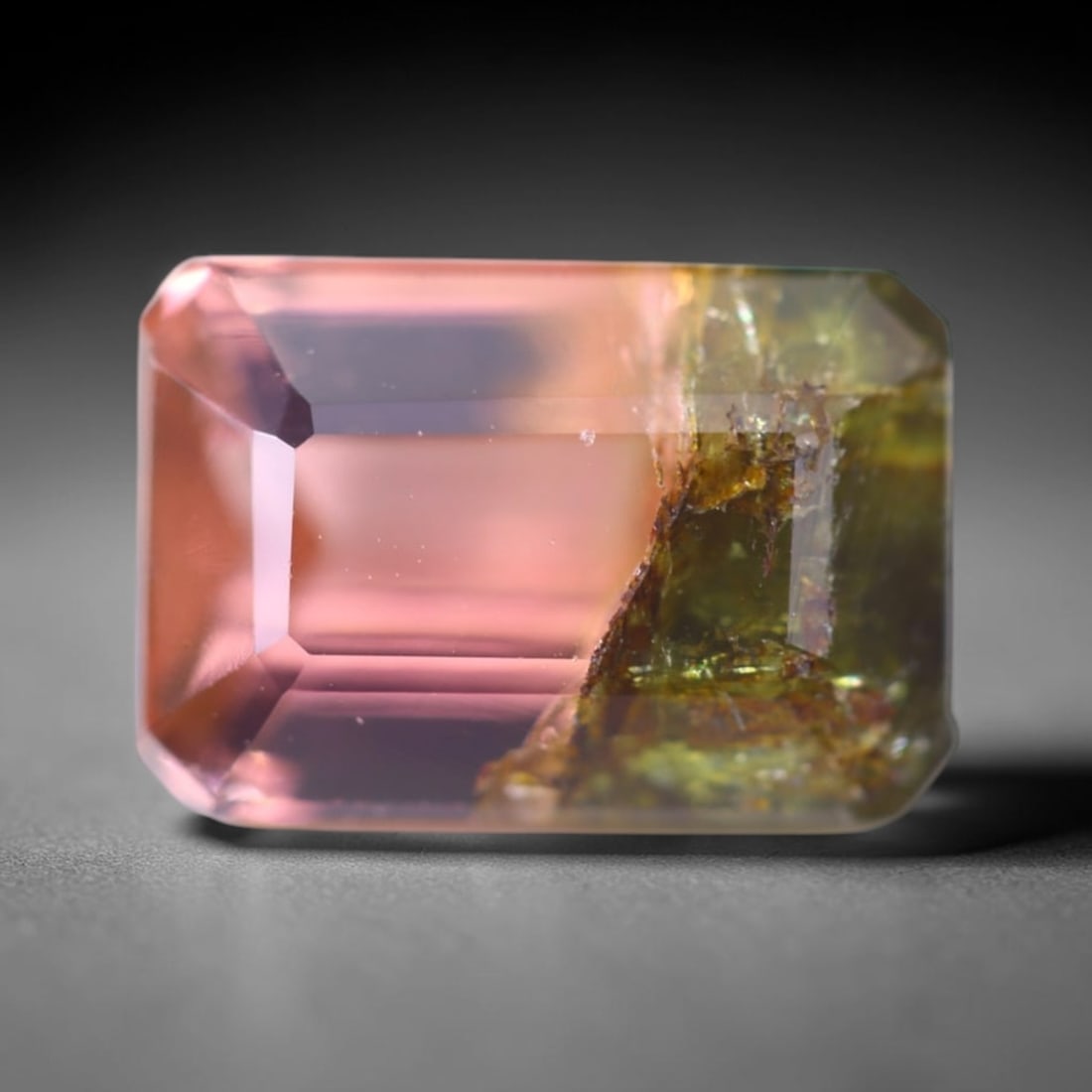 3.45cts Natural Watermelon Tourmaline - Bi-Colour Faceted Cut, 194B: Ksmith Heritage Auctioneers Subject: Natural Tourmaline Origin: Africa Carat Weight: 3.45cts Dimension: 10.2x6.9x5.3 mm Type: Faceted, Polished