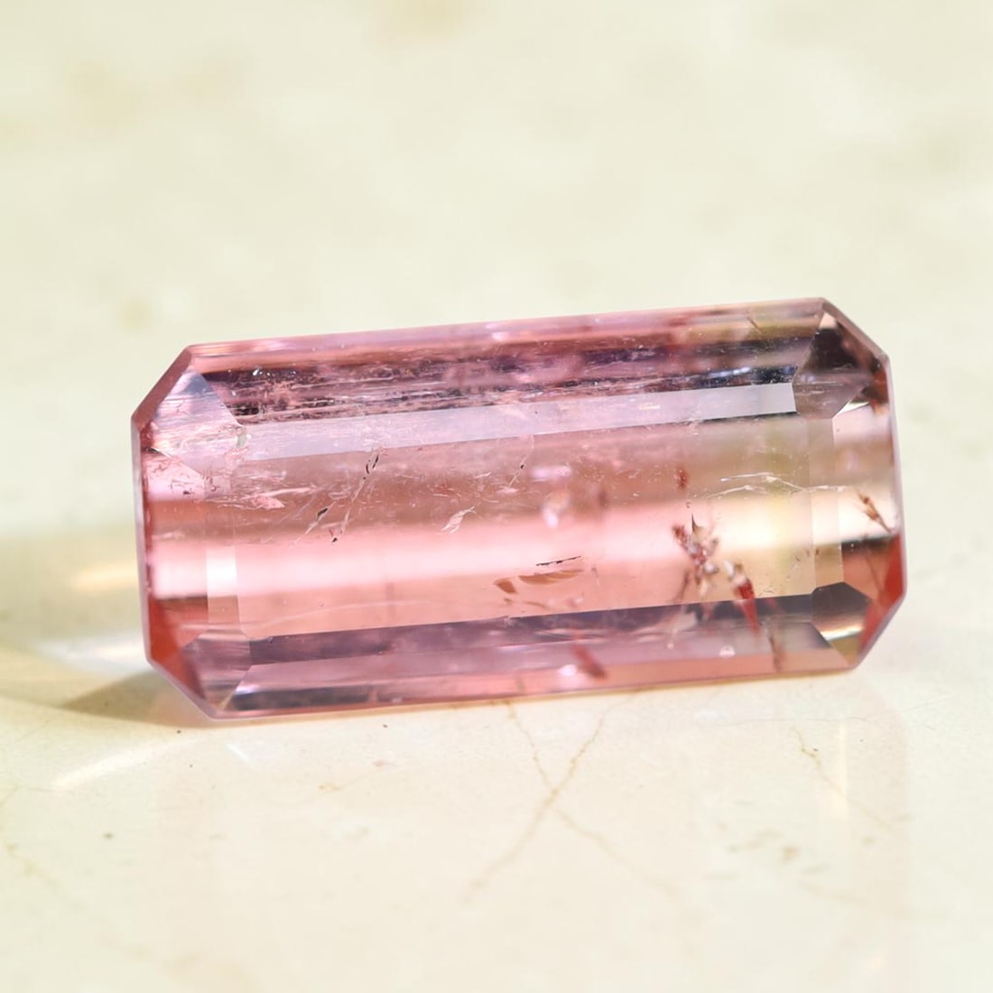 Tourmaline 1.30Ct Rectangular Cut Natural Mozambique Pink Tourmaline, 664MZ: Ksmith Jewels Global Welcome to our auction house, today auction brought to you by Ksmith Jewels Global based in Penang, Malaysia specialize in all kinds of opal and color gemstone both in manufacturi