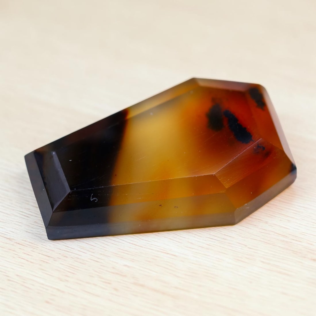Agate 5.73Ct Step Cut Natural Untreated Montana Agate, 1189MZ: Ksmith Jewels Global Welcome to our auction house, today auction brought to you by Ksmith Jewels Global based in Penang, Malaysia specialize in all kinds of opal and color gemstone both in manufacturi