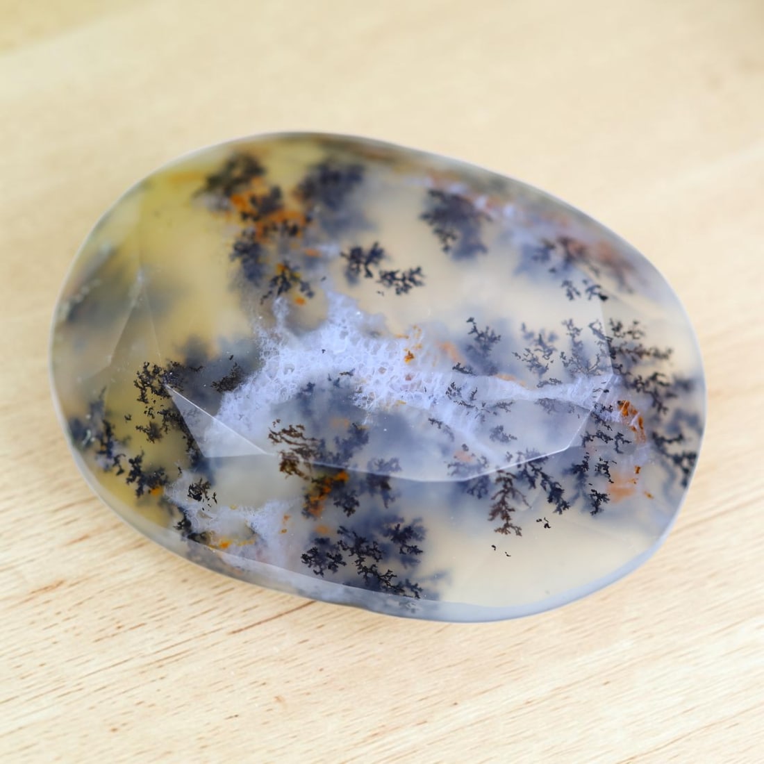Dendrite Opal 13.28Ct Oval Cut Natural Faceted Dendrite Opal, 417MZ: Ksmith Jewels Global Welcome to our auction house, today auction brought to you by Ksmith Jewels Global based in Penang, Malaysia specialize in all kinds of opal and color gemstone both in manufacturi