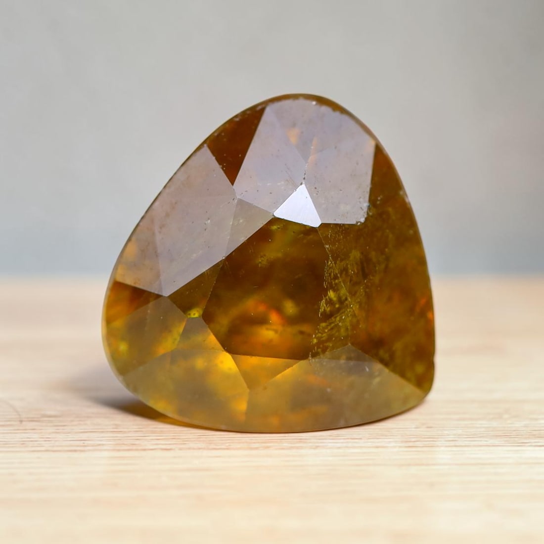 2.82Ct Natural Yellowish Brown Madagascar Sphene, 842MZ: Ksmith Jewels Global Welcome to our auction house, today auction brought to you by Ksmith Jewels Global based in Penang, Malaysia specialize in all kinds of opal and color gemstone both in manufacturi