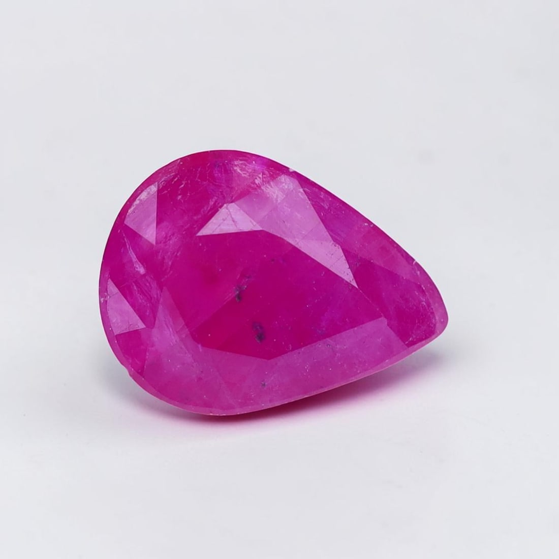 0.90Ct Natural Heated Pinkish Red Ruby - Mozambique Gemstone - Pear Faceted, 513MZ: Ksmith Jewels Global Welcome to our auction house, today auction brought to you by Ksmith Jewels Global based in Penang, Malaysia specialize in all kinds of opal and color gemstone both in manufacturi