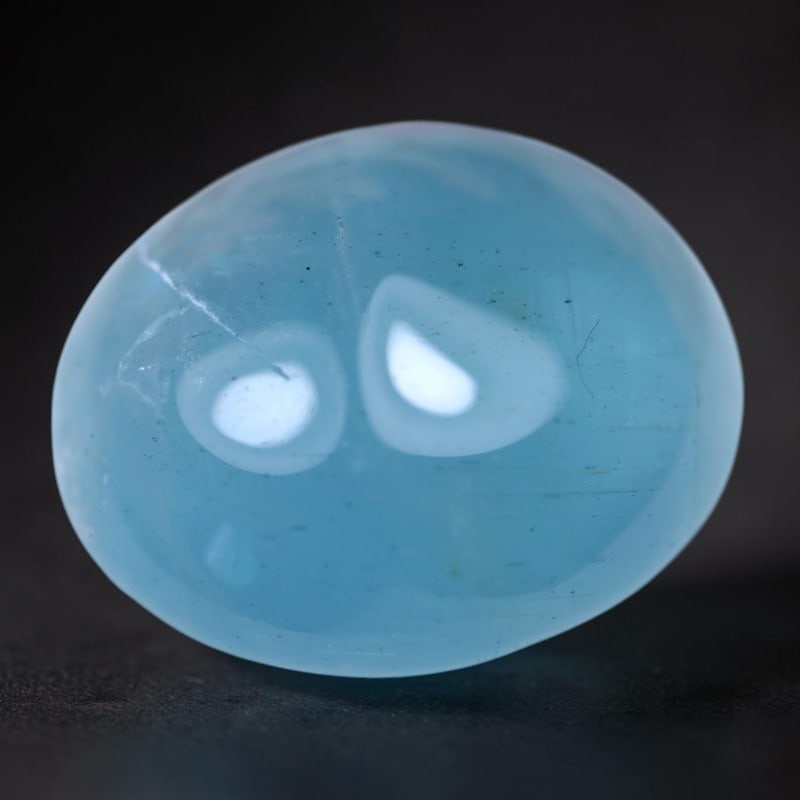Aquamarine 18.49Ct Natural Large Blue Aquamarine Smooth Cabochon, 1176B: Ksmith Jewels Global Welcome to our auction house, today auction brought to you by Ksmith Jewels Global based in Penang, Malaysia specialize in all kinds of opal and color gemstone both in manufacturi