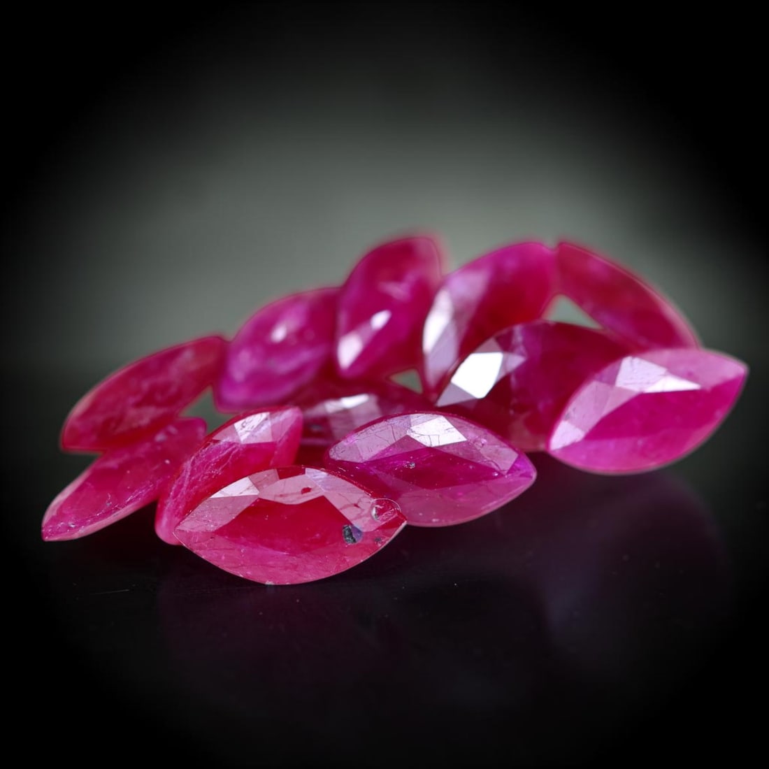 2.98Ct Natural Heated Pinkish Red Ruby Lot - Mozambique Gemstone - Marquise Faceted, 235B: Ksmith Jewels Global Welcome to our auction house, today auction brought to you by Ksmith Jewels Global based in Penang, Malaysia specialize in all kinds of opal and color gemstone both in manufacturi