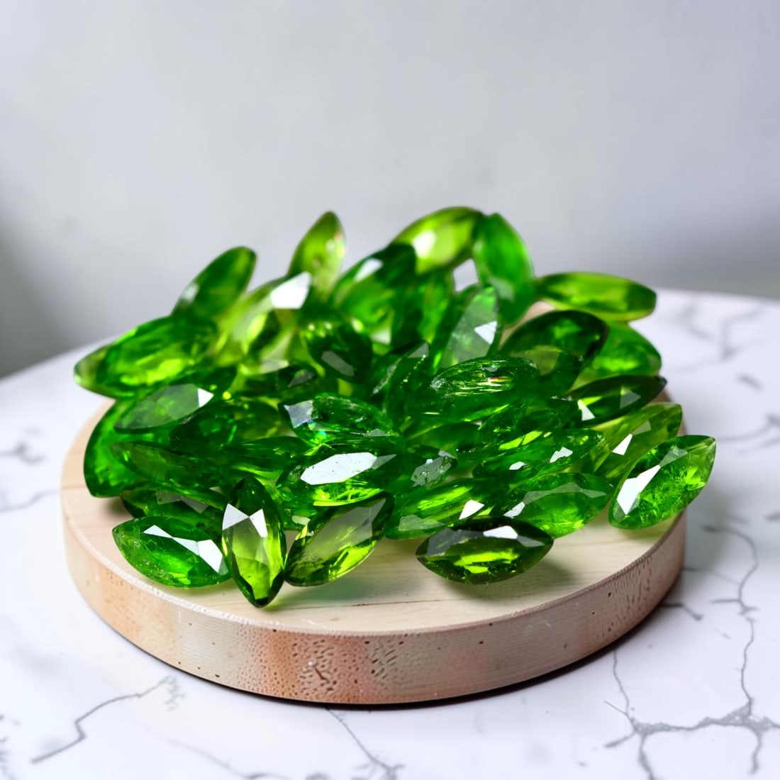 4x2MM Chrome Diopside 3.39Ct Marquise Cut Natural Green Diopside in Lot for Jewerly Making, 584B: Ksmith Jewels Global Welcome to our auction house, today auction brought to you by Ksmith Jewels Global based in Penang, Malaysia specialize in all kinds of opal and color gemstone both in manufacturi