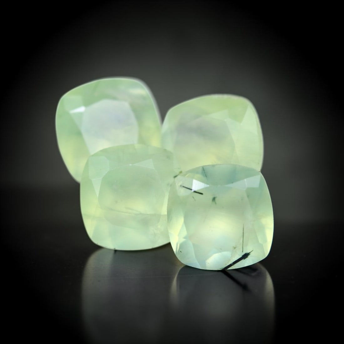 Prehnite 5.69Ct Natural Unheated Green Brazil Prehnite 2 Pairs, 537B: Ksmith Jewels Global Welcome to our auction house, today auction brought to you by Ksmith Jewels Global based in Penang, Malaysia specialize in all kinds of opal and color gemstone both in manufacturi