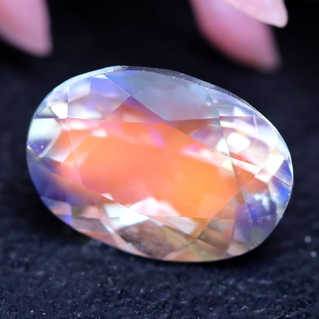 Madagascar Moonstone 1.91Ct Natural Flashy Ranbow Madagascar Moonstone for Jewelry, 808B: Ksmith Jewels Global Welcome to our auction house, today auction brought to you by Ksmith Jewels Global based in Penang, Malaysia specialize in all kinds of opal and color gemstone both in manufacturi