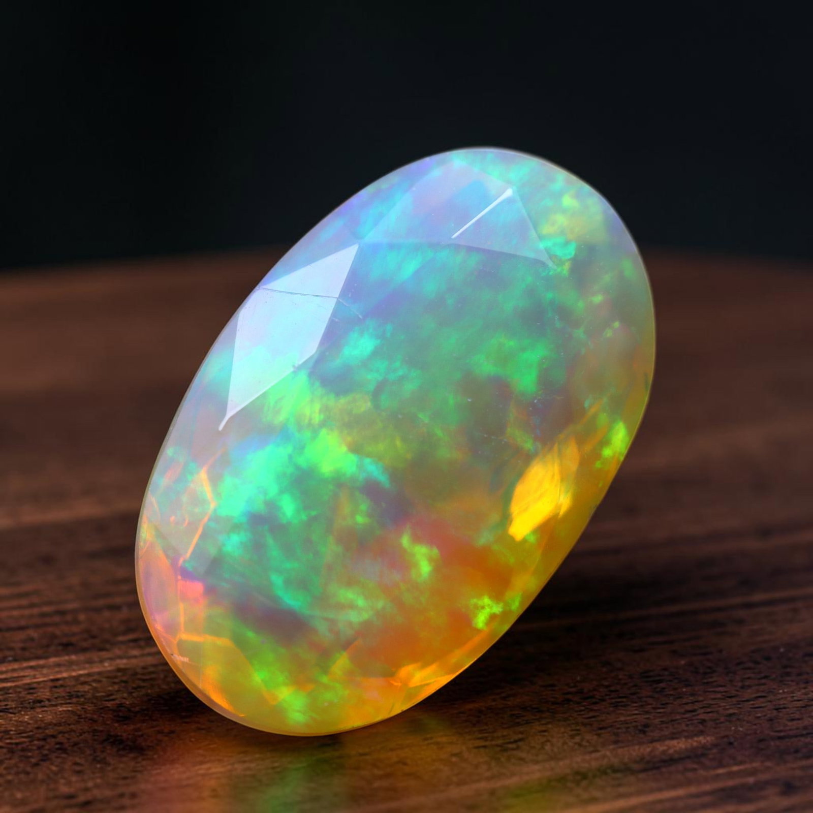 3.00Ct Natural Flashy Rainbow Ethiopian Welo Opal, 255B: Ksmith Jewels Global Welcome to our auction house, today auction brought to you by Ksmith Jewels Global based in Penang, Malaysia specialize in all kinds of opal and color gemstone both in manufacturi