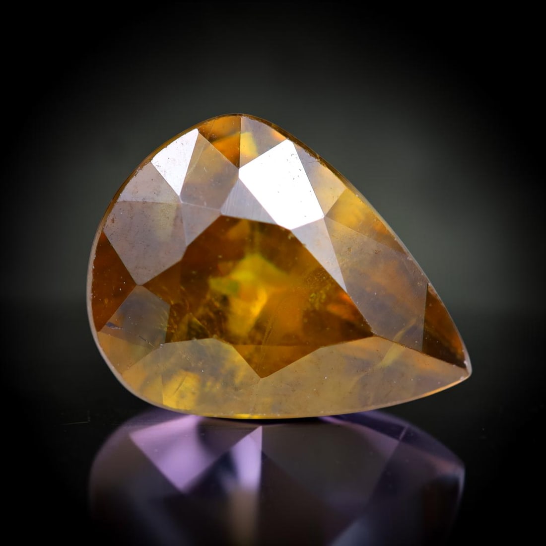 Sphene 1.85Ct Natural Pear Cut Unheated Yellowish Brown Sphene, 598B: Ksmith Jewels Global Welcome to our auction house, today auction brought to you by Ksmith Jewels Global based in Penang, Malaysia specialize in all kinds of opal and color gemstone both in manufacturi