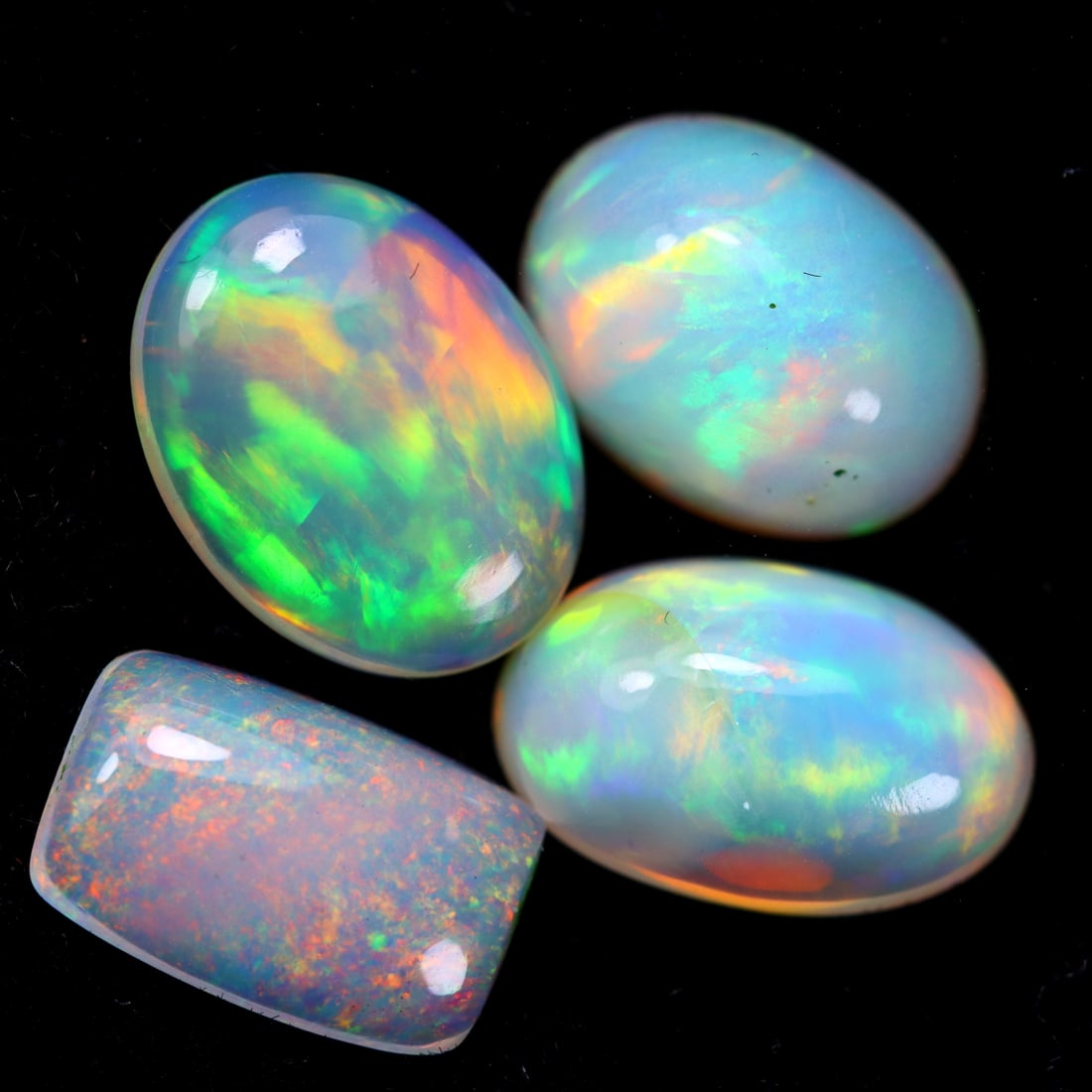 5.07Ct Natural Flashy Rainbow Ethiopian Welo Opal LOTS, 531B: Ksmith Jewels Global Welcome to our auction house, today auction brought to you by Ksmith Jewels Global based in Penang, Malaysia specialize in all kinds of opal and color gemstone both in manufacturi