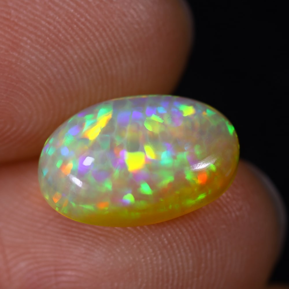 3.20Ct Natural Ethiopian Opal - 13.4x8.9x4.7 mm , 570C: Ksmith Heritage Auctioneers Subject: Natural Ethiopian Welo Opal Origin: Ethiopia Treatment: Unheated