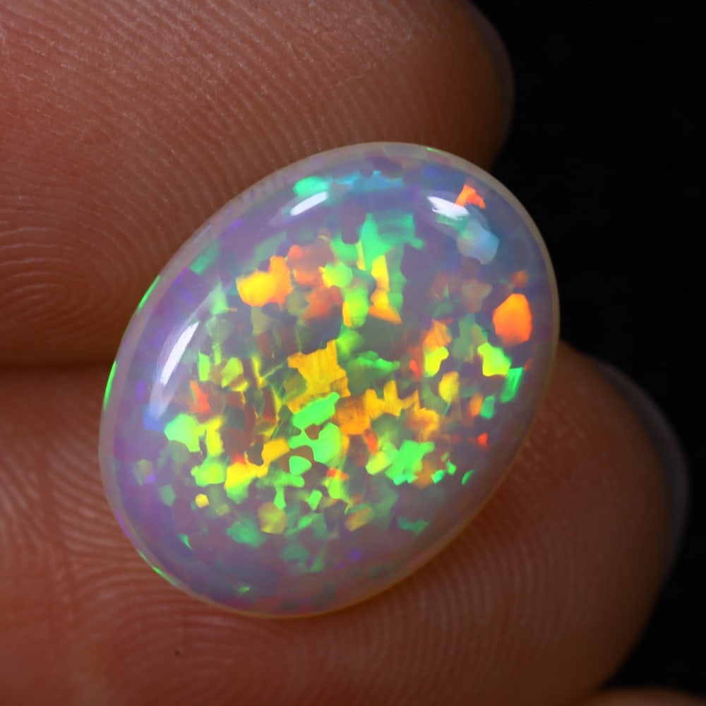 3.66Ct Natural Ethiopian Opal - 15.2x11.8x4.0 mm , 542C: Ksmith Heritage Auctioneers Subject: Natural Ethiopian Welo Opal Origin: Ethiopia Treatment: Unheated