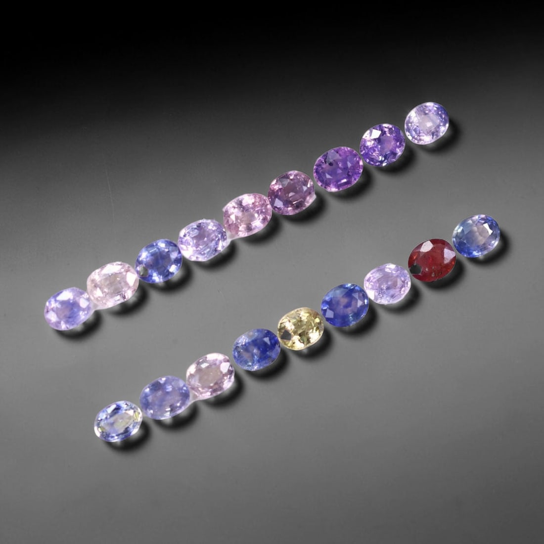 *7.97Ct Heated Fancy Sapphire Lot - Polished Faceted , 355C: Ksmith Heritage Auctioneers Subject: Natural Sapphire Carat Weight: 7.97Ct Dimension: 5.1x4.1x2.4 mm Treatment: Heated Type: Faceted, Polished