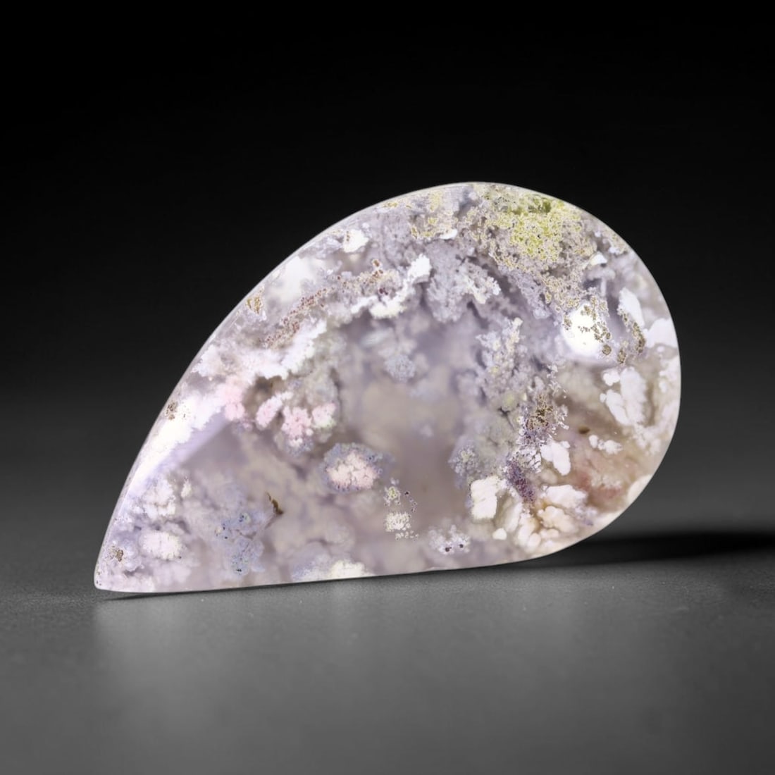 46.45Ct Moss Agate Cabochon - Polished - 42x26mm Approx , 12E: Ksmith Heritage Auctioneers Subject: Natural Agate Treatment: Natural Untreated Type: Cabochon, Polished