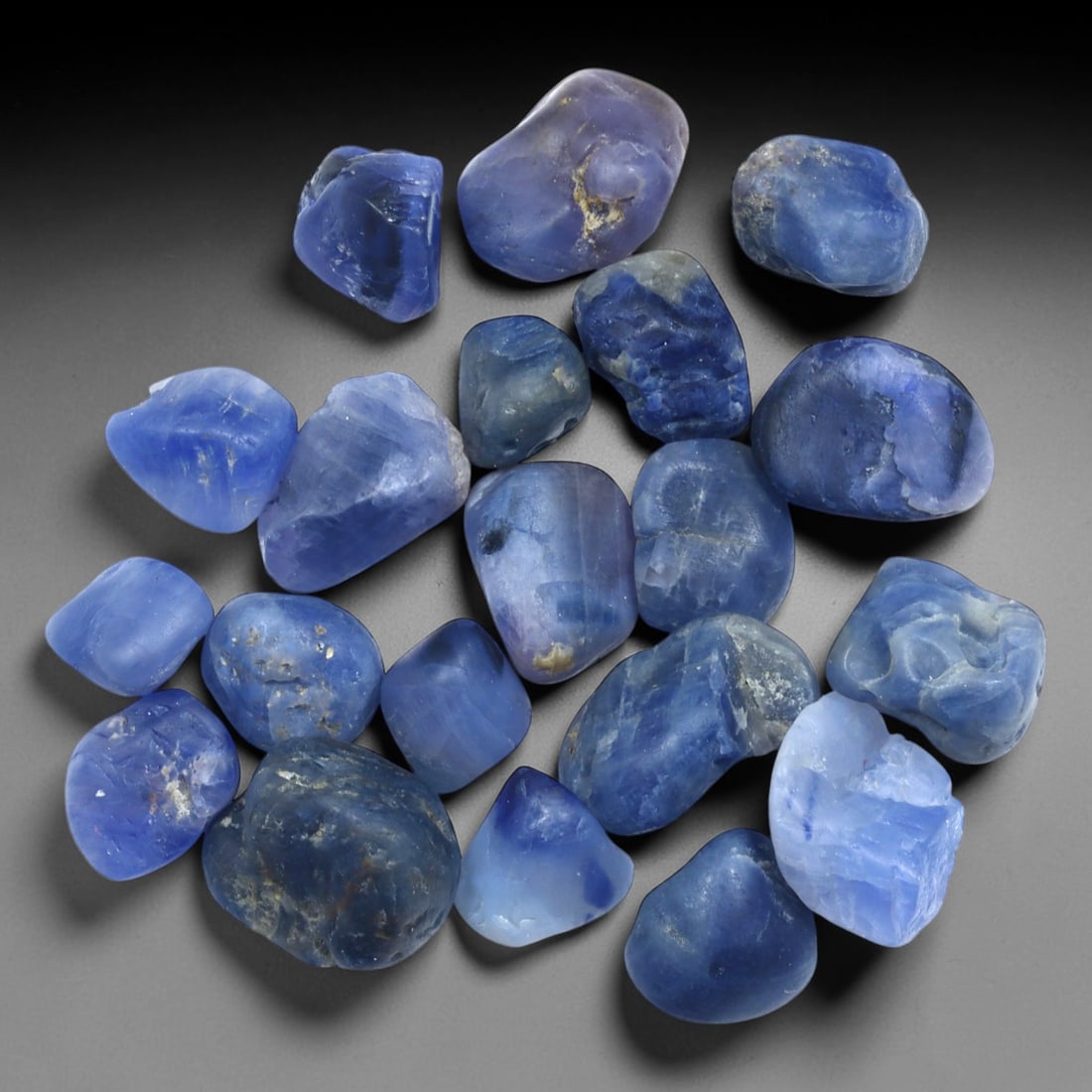 74Ct Raw Blue Sapphire Freeform Lot - Rough Specimen , 773C: Ksmith Heritage Auctioneers Subject: Natural Sapphire
