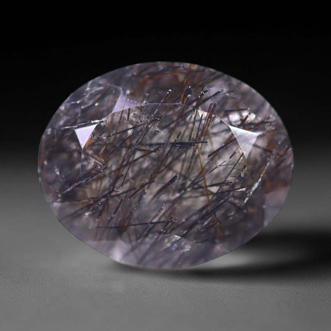 10.12ct Black Rutiled Quartz - Polished Faceted , 700E: Ksmith Heritage Auctioneers Subject: Natural Black Rutiled Quartz Carat Weight: 10.12ct Dimension: 15.9 x 12.8 x 8.3 mm