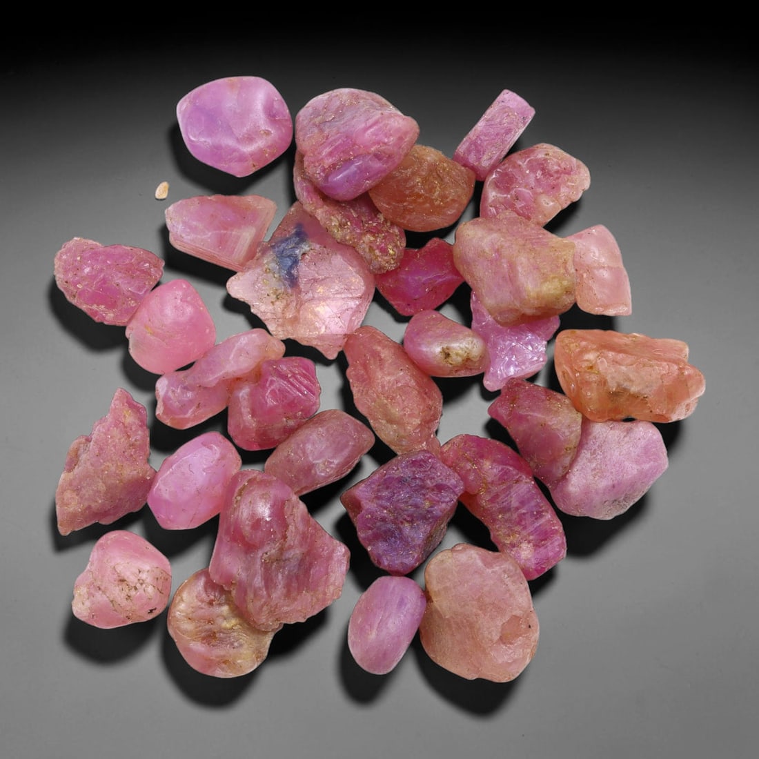 68Ct Raw Ruby Freeform Lot - Rough Specimen , 743C: Ksmith Heritage Auctioneers Subject: Natural Ruby Treatment: No Treat