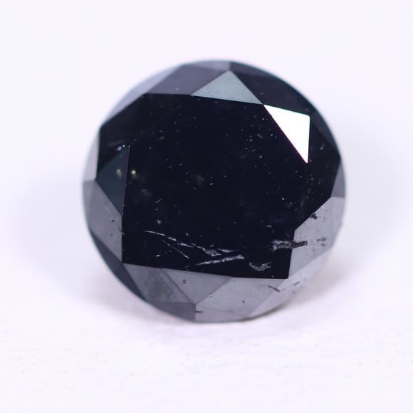 1.09ct Black Diamond 6.40mm - Natural Diamond, Loose Diamond, 1147DD: Ksmith Heritage Auctioneers Subject: Natural Diamond Origin: Africa Treatment: Heated