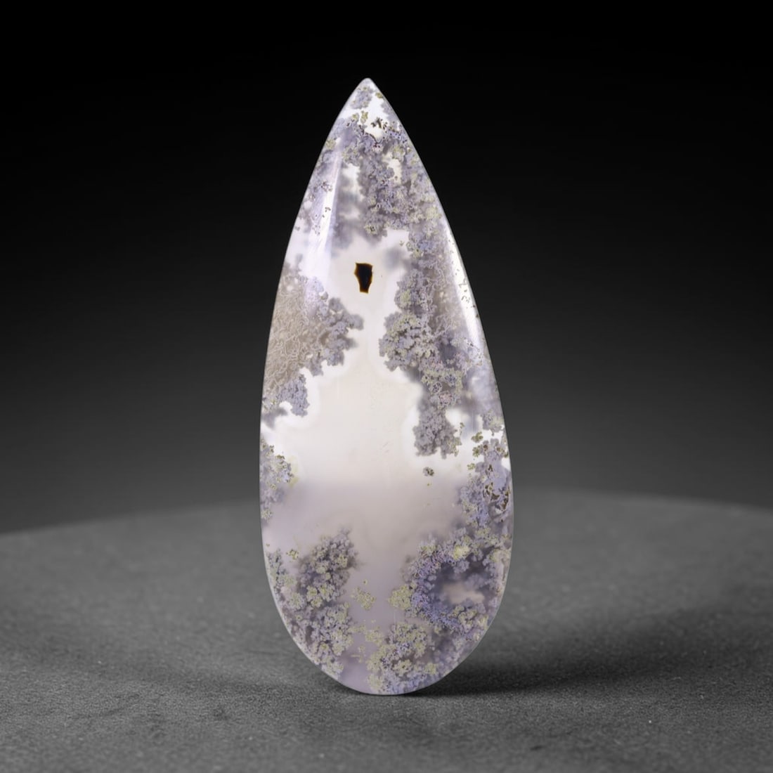 34.18Ct Moss Agate Cabochon - Polished - 45x18mm Approx, 790B: Ksmith Heritage Auctioneers Subject: Natural Agate Treatment: Natural Untreated Type: Cabochon, Polished