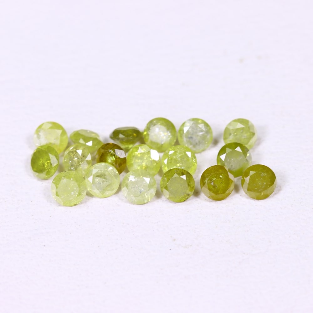 1.02ct 18pcs Unheated Fancy Diamond 2.3mm - Natural Diamond, Loose Diamond, 212DD: Ksmith Heritage Auctioneers Subject: Natural Diamond Origin: Africa Treatment: Unheated