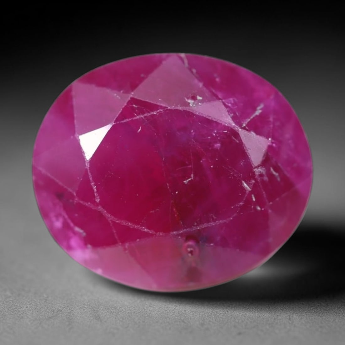 6.17Ct Red Ruby - Polished Faceted , 403E: Ksmith Heritage Auctioneers Subject: Natural Ruby Origin: Burma Carat Weight: 6.17Ct Dimension: 11.9x10x6.1 mm Treatment: Heated Type: Faceted, Polished