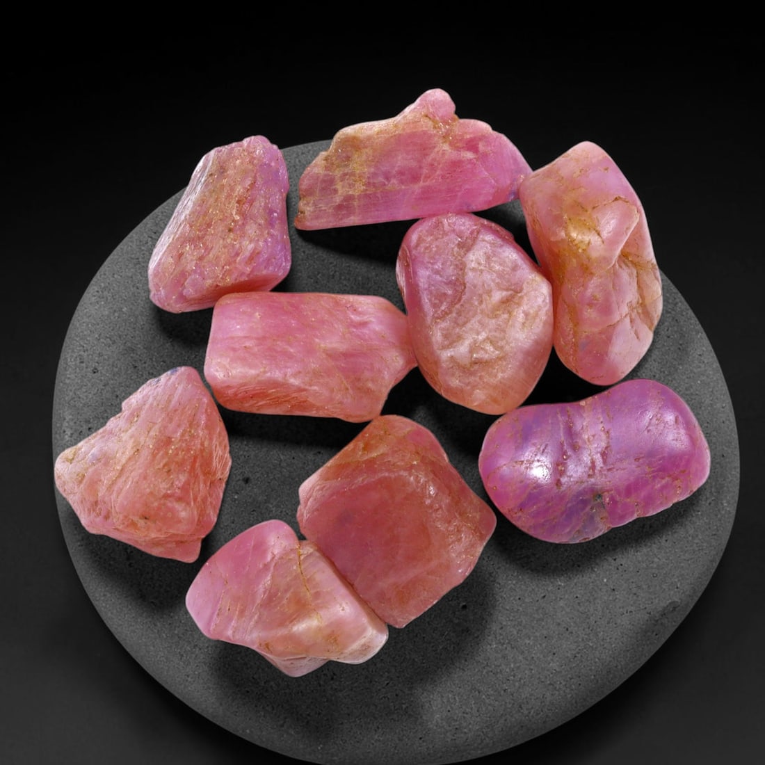 76Ct Raw Ruby Freeform Lot - Rough Specimen , 748C: Ksmith Heritage Auctioneers Subject: Natural Ruby Treatment: No Treat