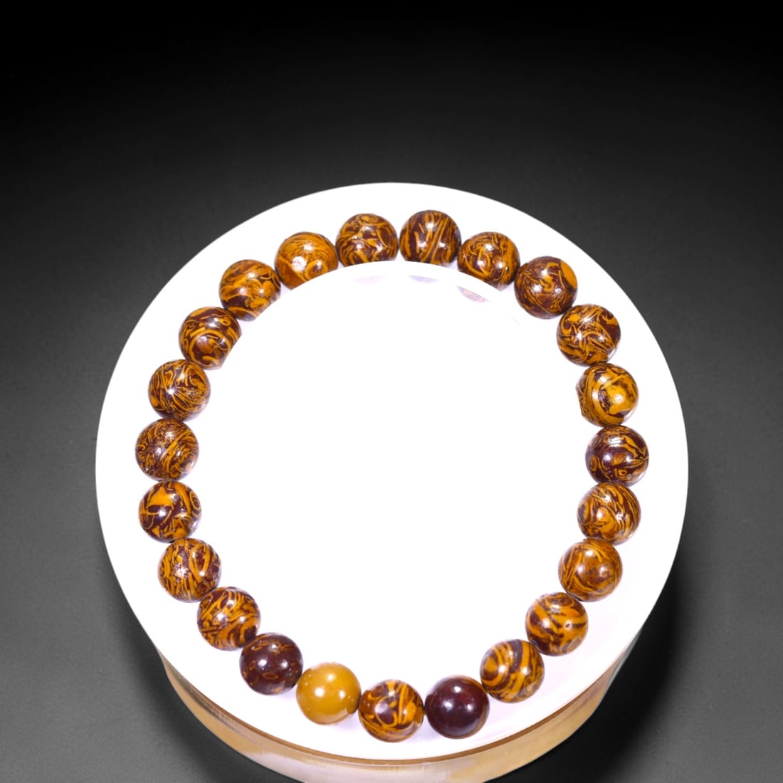 20.17g Wood Jasper Bracelet - Polished Beads, 842B: Ksmith Heritage Auctioneers Subject: Natural Wood Jasper Carat Weight: 20.17g