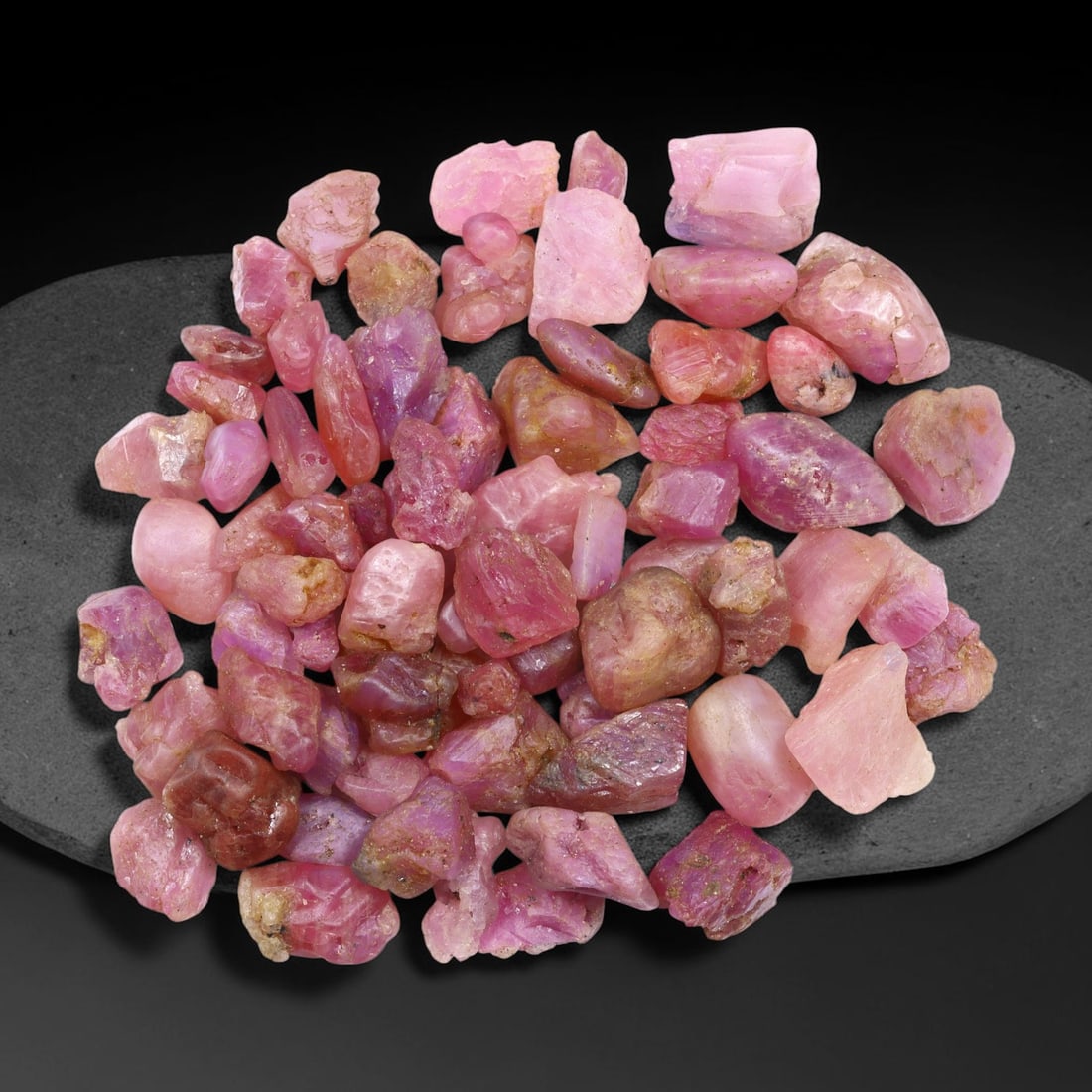 162Ct Raw Ruby Freeform Lot - Rough Specimen , 734C: Ksmith Heritage Auctioneers Subject: Natural Ruby Treatment: No Treat