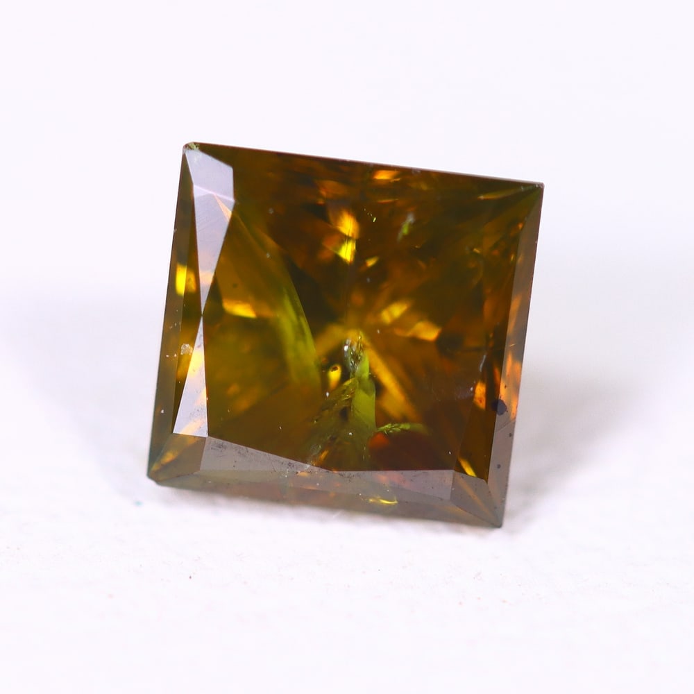 0.50ct Cognac Princess Cut Diamond 4.4x4.2mm - Natural Diamond, Loose Diamond, 255DD: Ksmith Heritage Auctioneers Subject: Natural Diamond Origin: Africa Treatment: Unheated