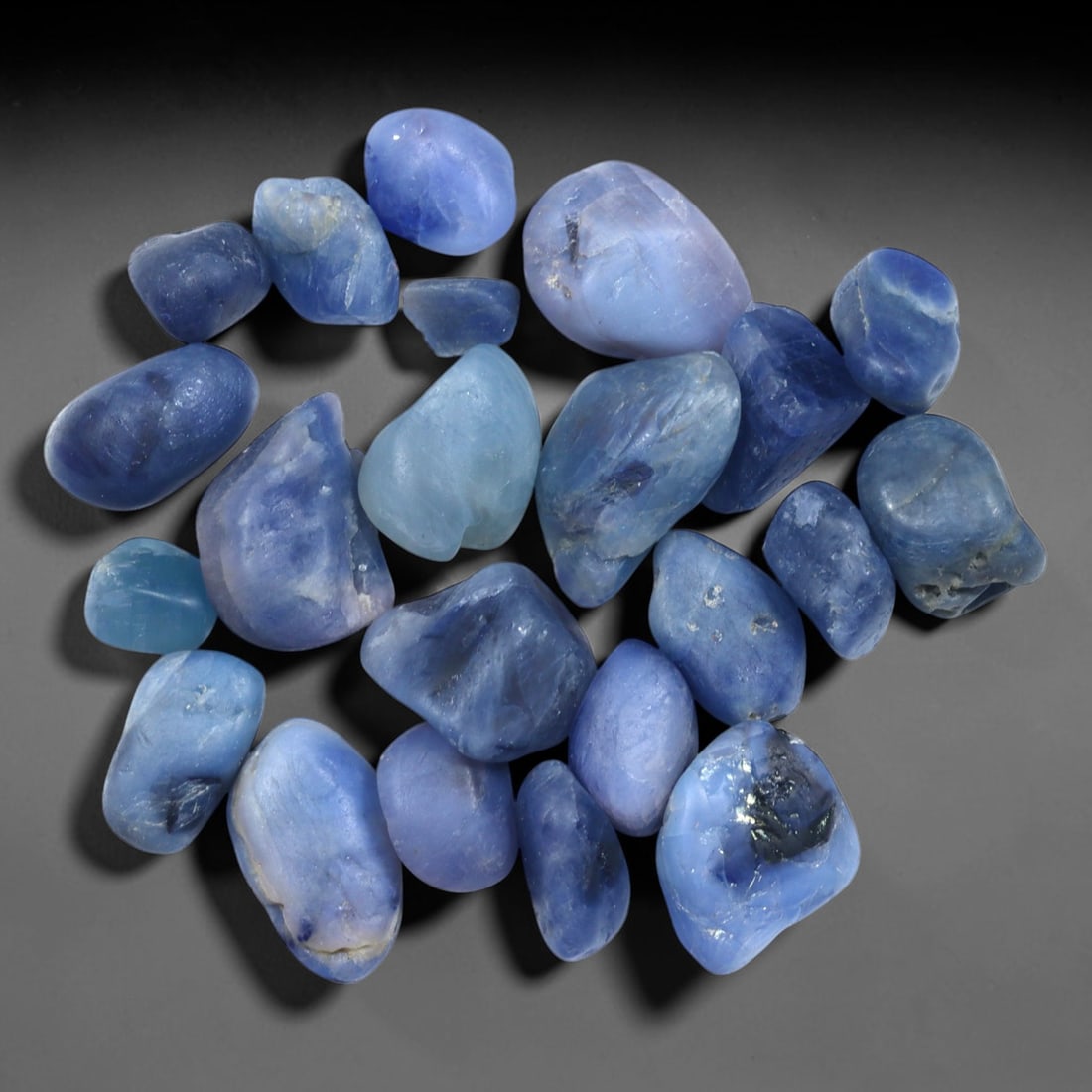 70Ct Raw Blue Sapphire Freeform Lot - Rough Specimen , 777C: Ksmith Heritage Auctioneers Subject: Natural Sapphire