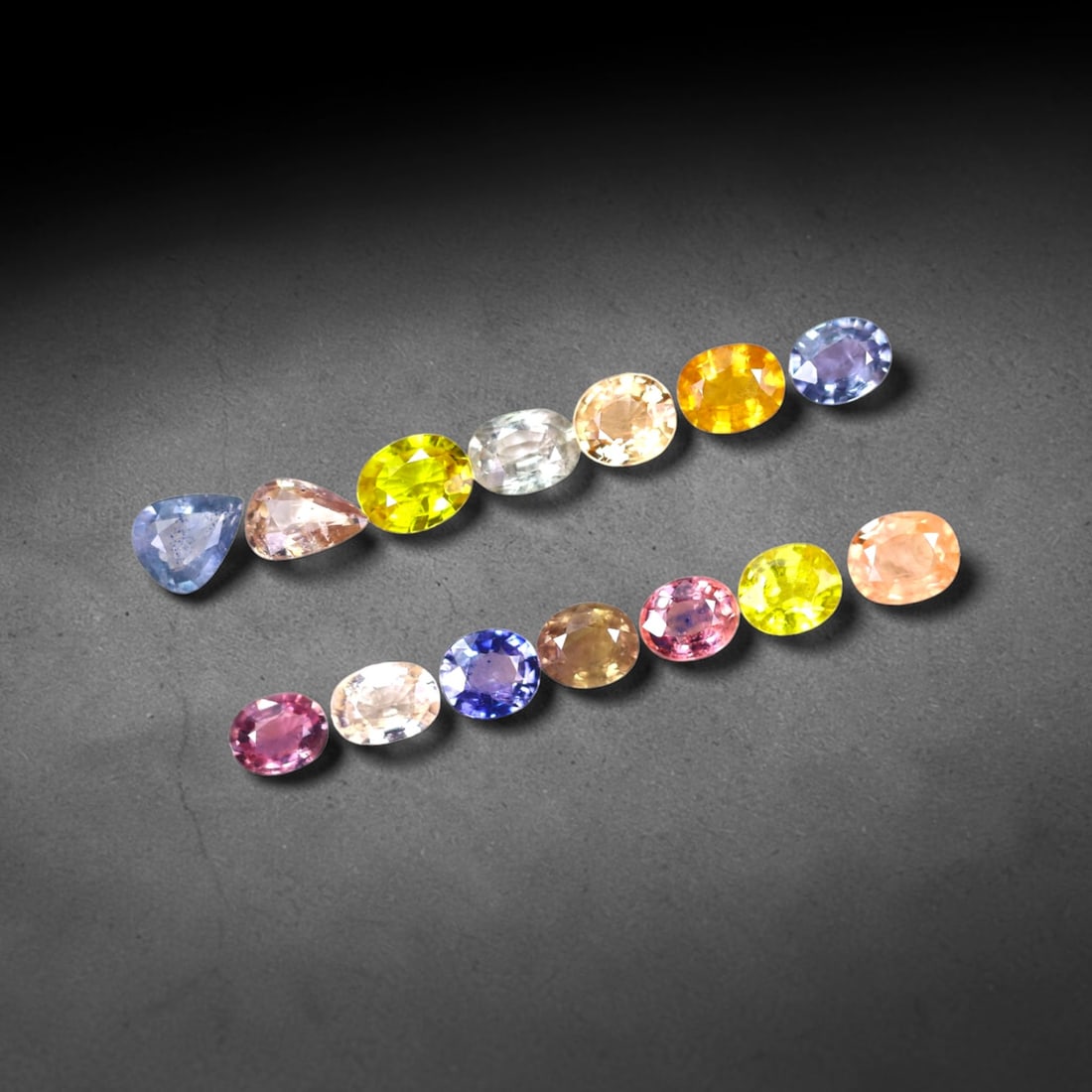 *11.79Ct Heated Fancy Sapphire Lot - Polished Faceted , 340C (1 of 4)