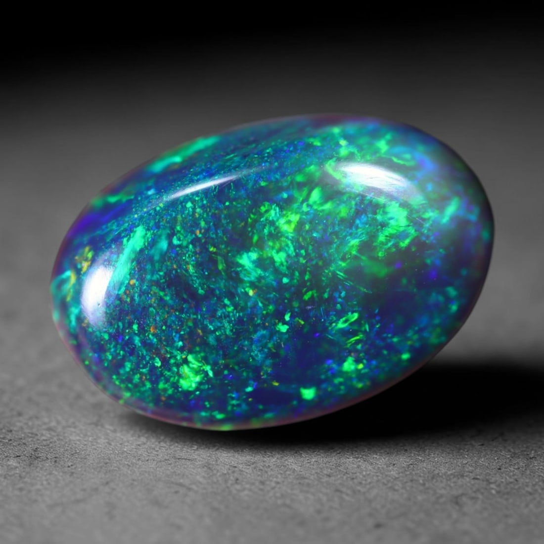 *2.01Ct Welo Black Opal Polished - Ethiopian Opal , 189E (1 of 6)