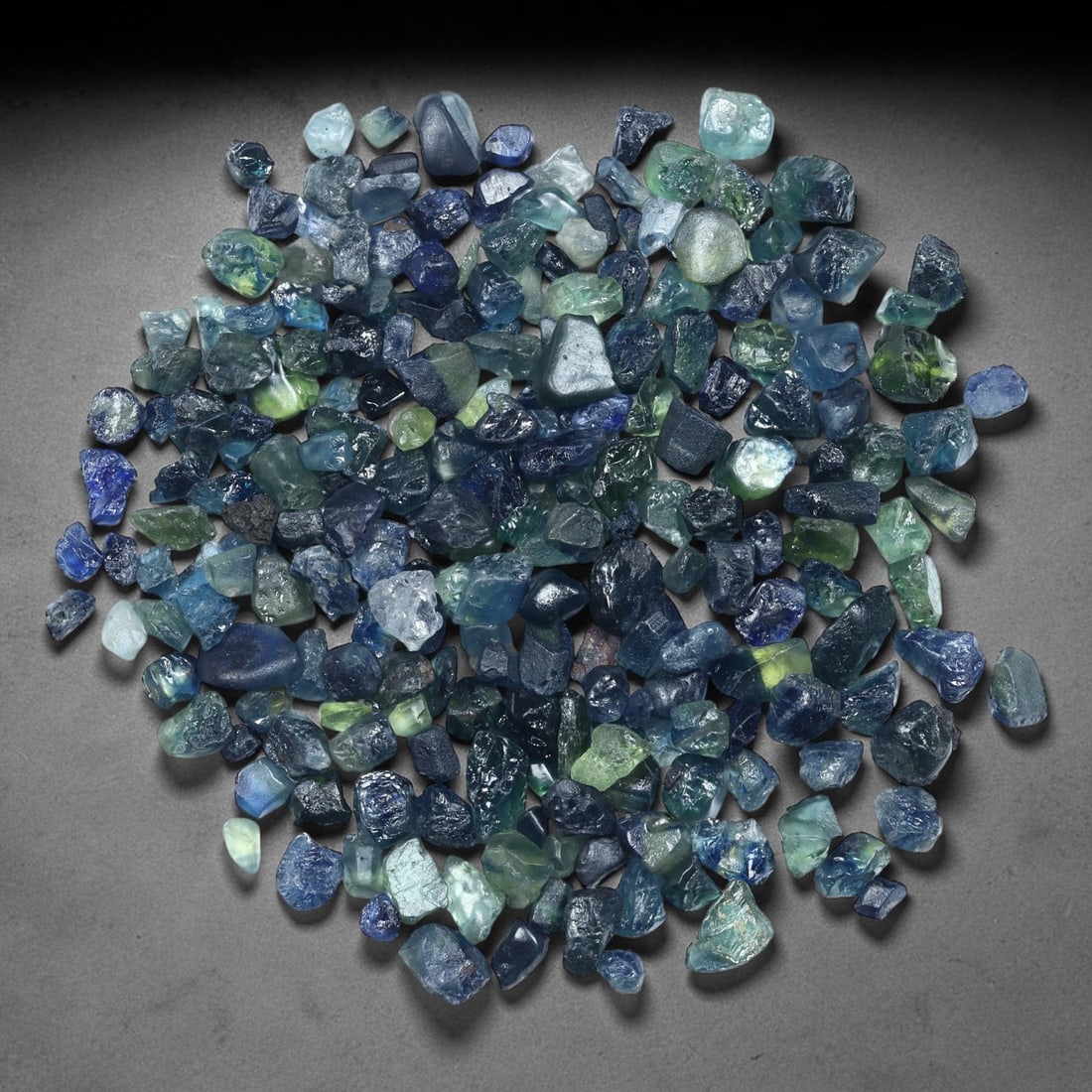 48Ct Raw Australian Blue Sapphire Freeform Lot - Rough Specimen , 762C: Ksmith Heritage Auctioneers Subject: Natural Sapphire
