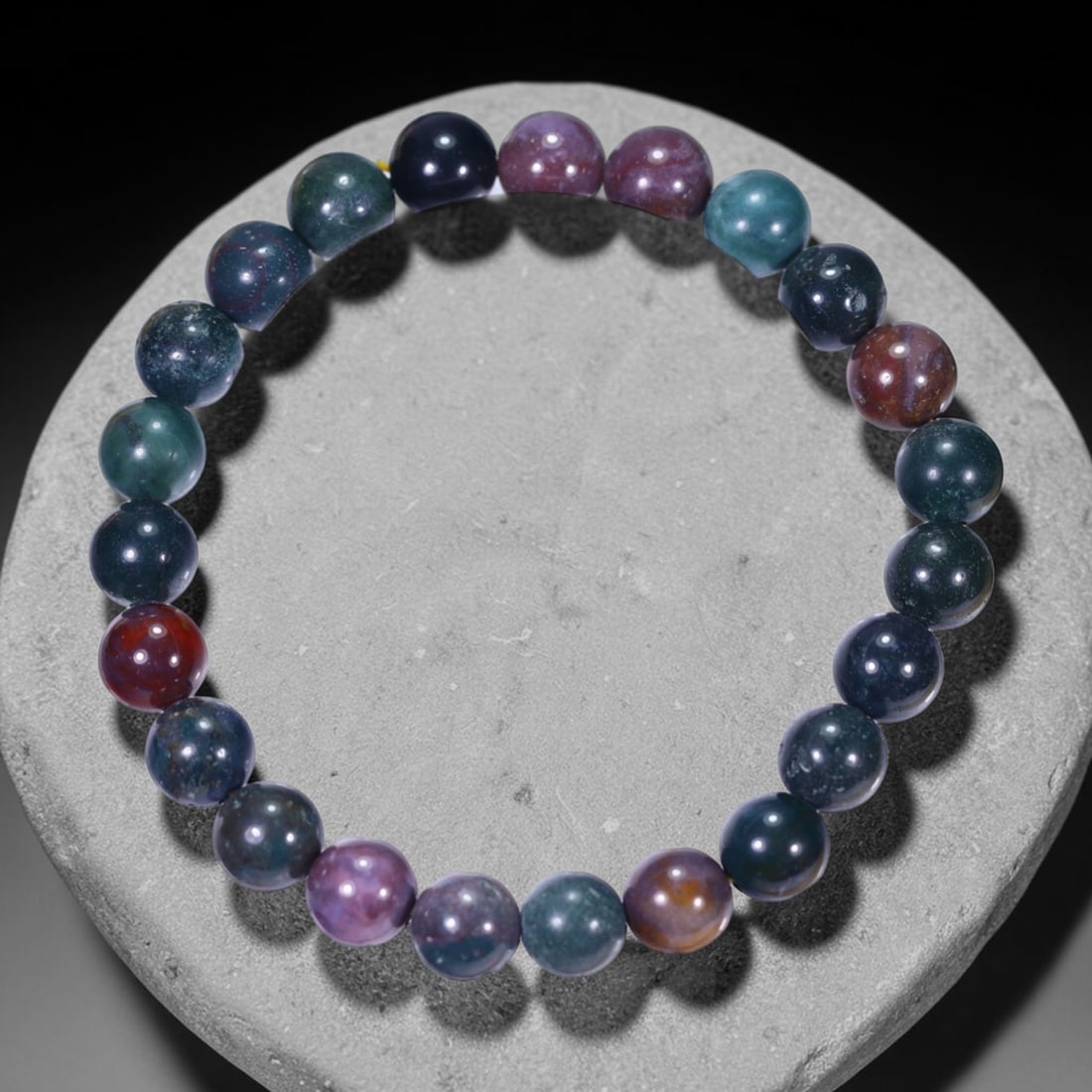 18.75g Jasper Bracelet - Polished Beads, 1132B: Ksmith Heritage Auctioneers Subject: Natural Jasper Carat Weight: 18.75g