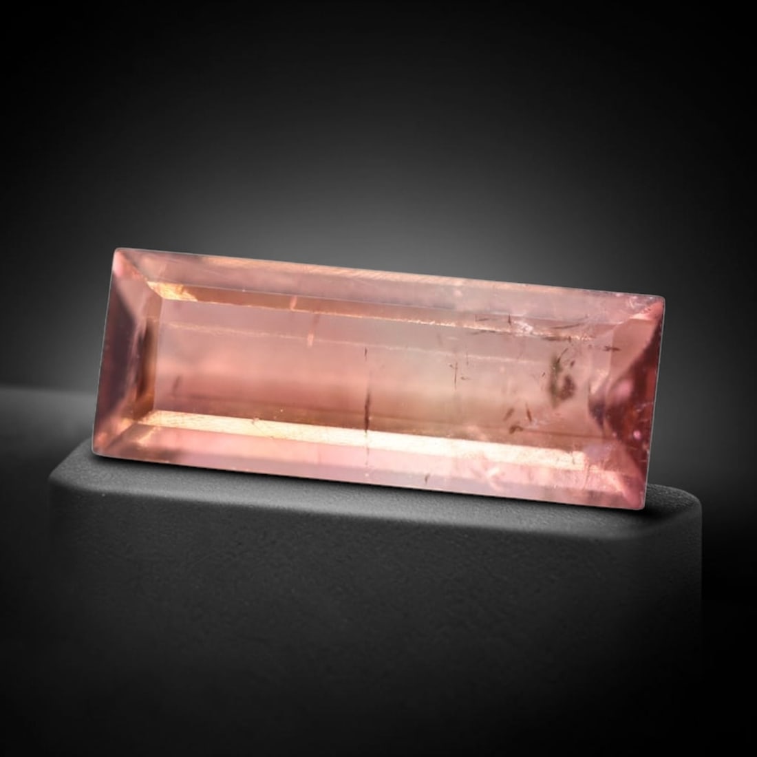*2.14Ct Natural Watermelon Tourmaline - Bi-Colour Faceted Cut, 134C: Ksmith Heritage Auctioneers Subject: Natural Tourmaline Origin: Africa Carat Weight: 2.14 Ct Dimension: 12.4x4.7x3.5 mm Type: Faceted, Polished