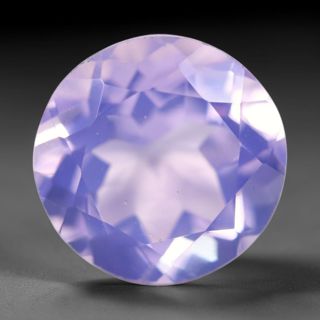 6.80Ct Lavender Amethyst - Polished Faceted , 1015E: Ksmith Heritage Auctioneers Subject: Natural Lavender Amethyst Origin: Brazil Carat Weight: 6.80Ct Dimension: 12.5x12.5x7.9 mm Treatment: Untreated Type: Faceted, Polished