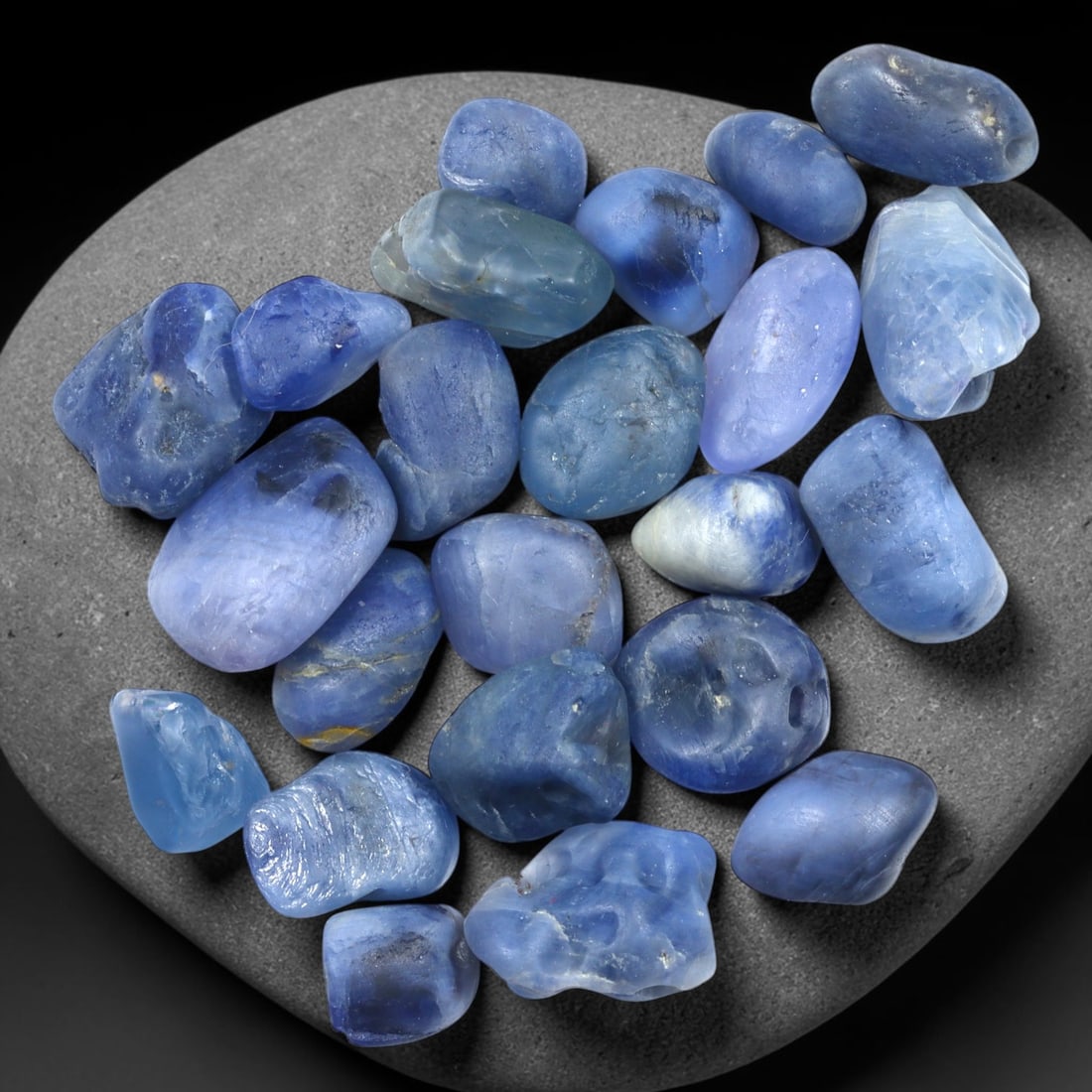 78Ct Raw Blue Sapphire Freeform Lot - Rough Specimen , 778C: Ksmith Heritage Auctioneers Subject: Natural Sapphire