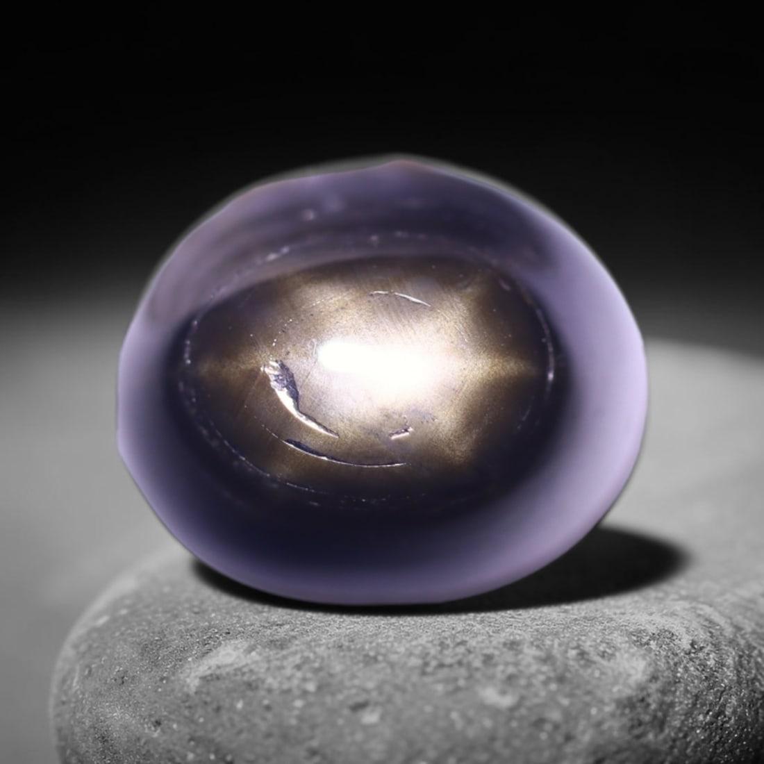 5.78cts 6 Rays Black Star Sapphire , 130E (1 of 2)