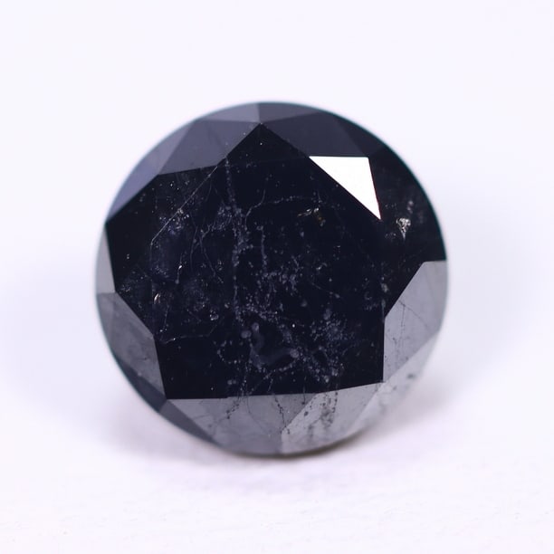 1.38ct Black Diamond 6.60mm - Natural Diamond, Loose Diamond, 1159DD: Ksmith Heritage Auctioneers Subject: Natural Diamond Origin: Africa Treatment: Heated