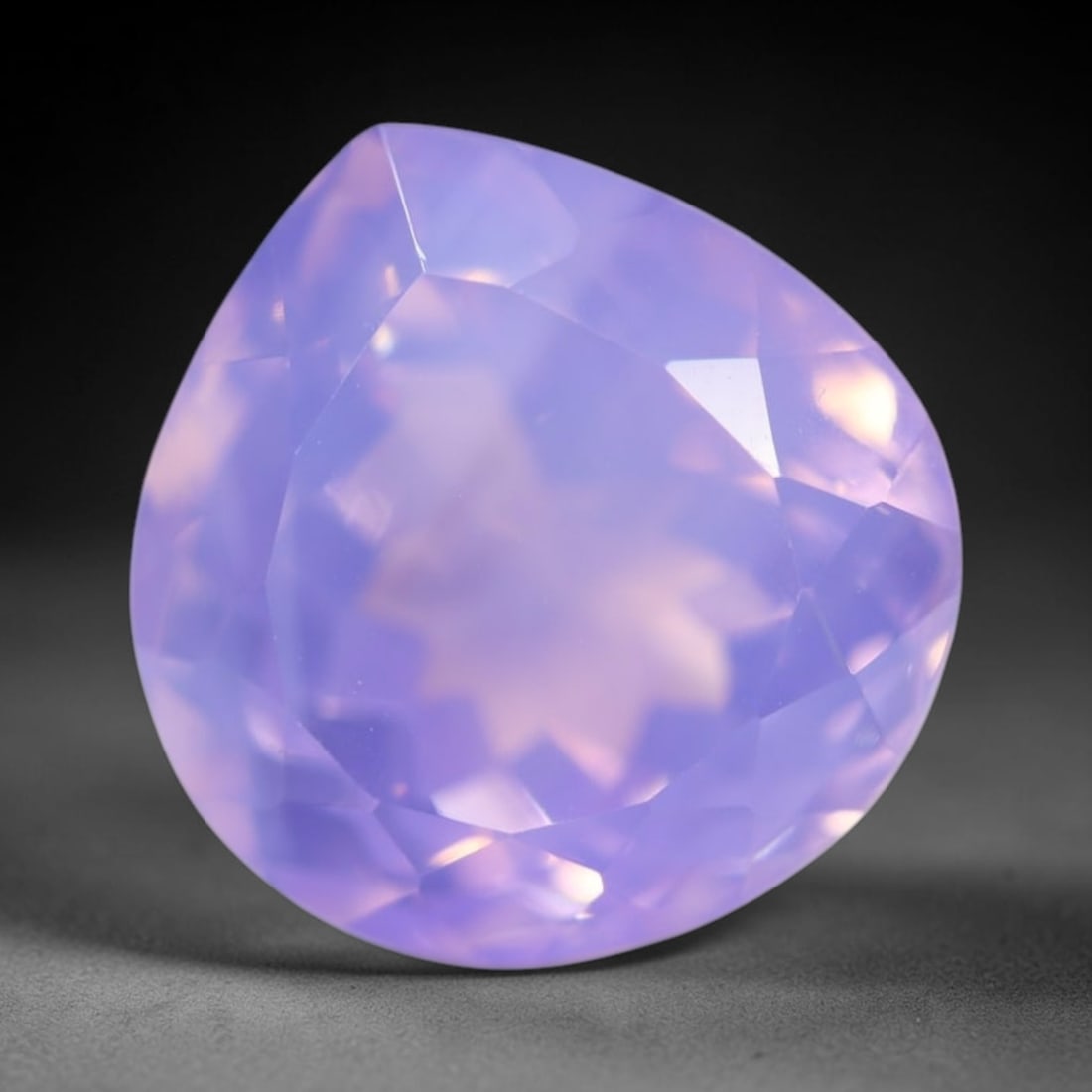 13.12Ct Lavender Amethyst - Polished Faceted , 1243E: Ksmith Heritage Auctioneers Subject: Natural Lavender Amethyst Origin: Brazil Carat Weight: 13.12Ct Dimension: 15.1x14.7x10.8 mm Treatment: Untreated Type: Faceted, Polish
