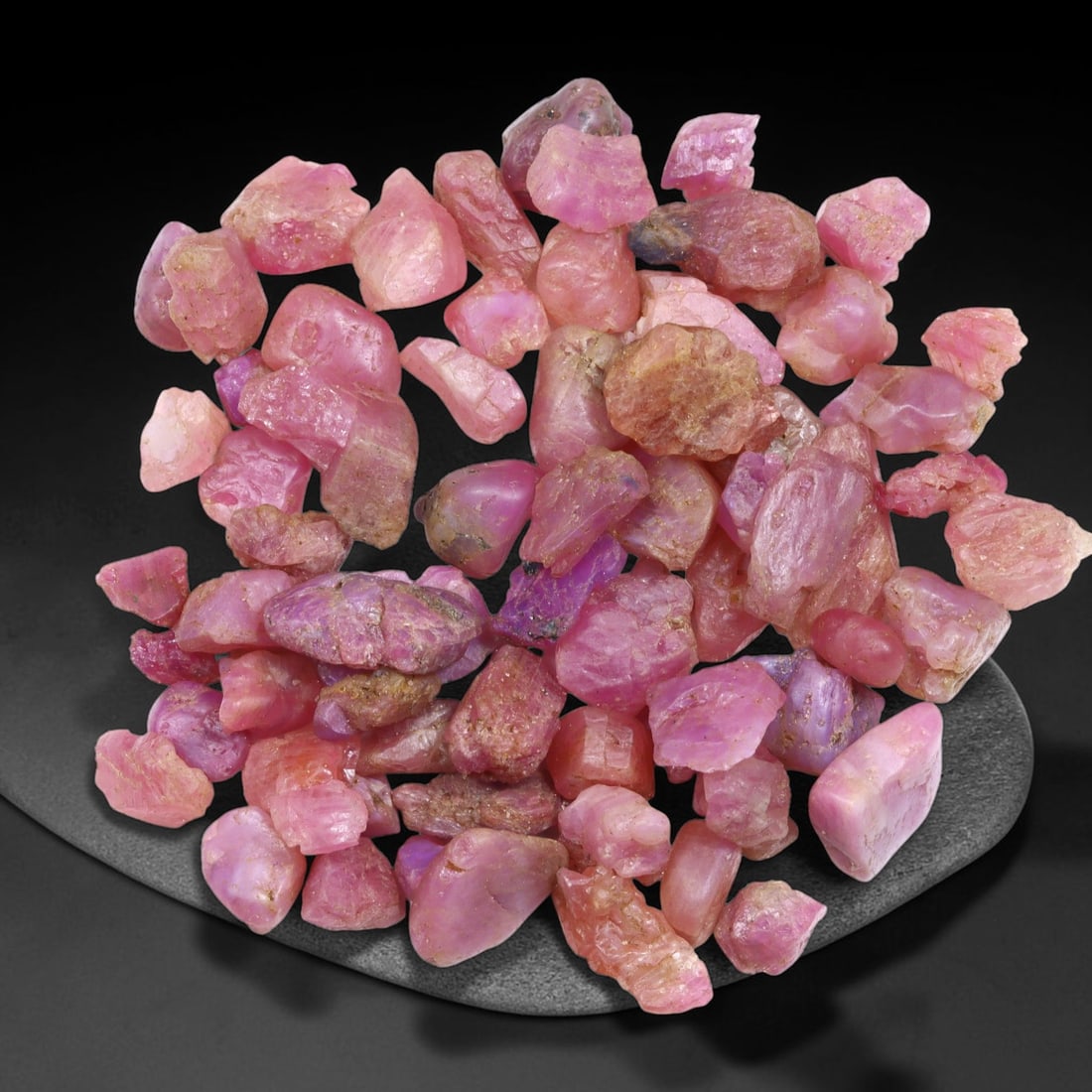 153Ct Raw Ruby Freeform Lot - Rough Specimen , 737C: Ksmith Heritage Auctioneers Subject: Natural Ruby Treatment: No Treat