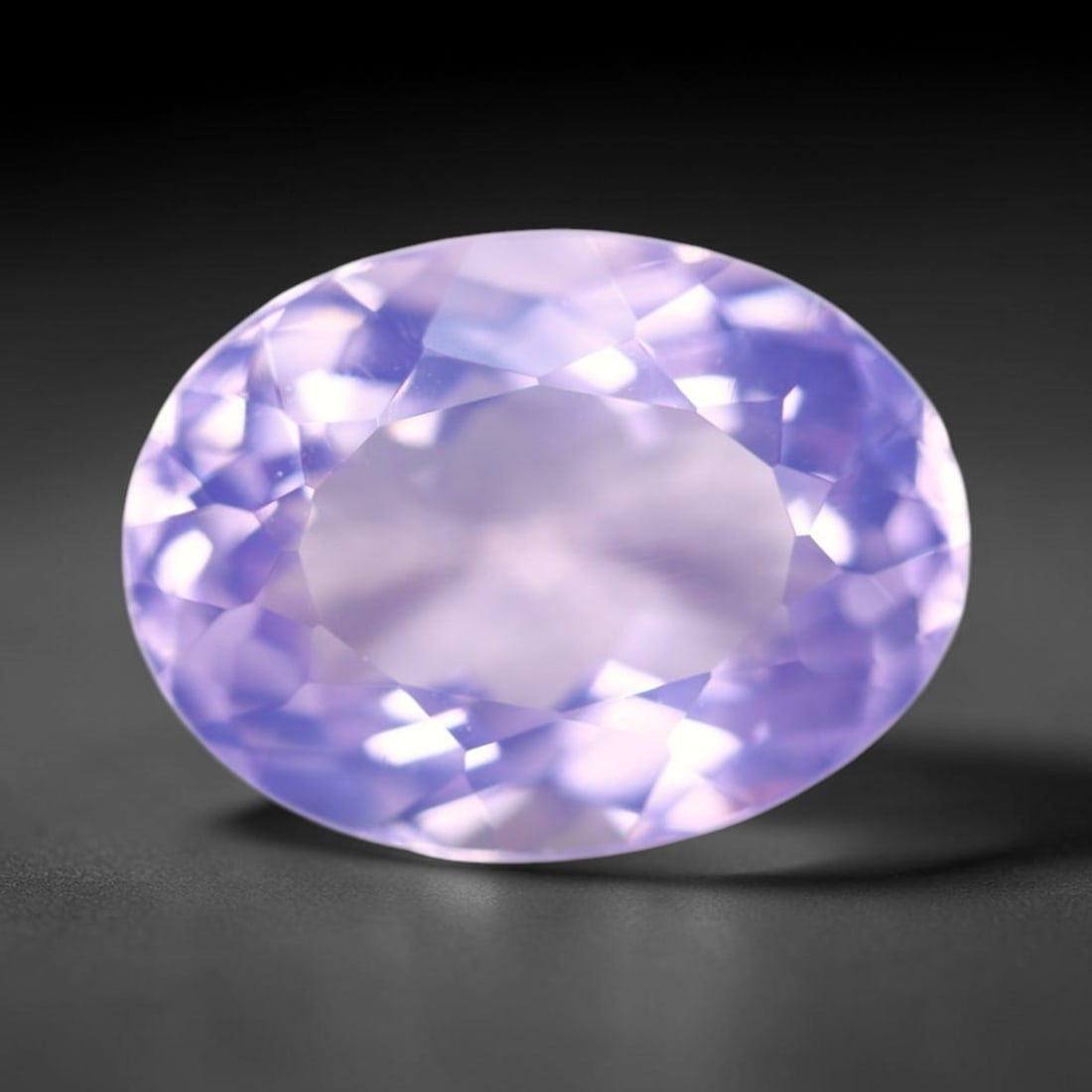 10.31Ct Lavender Amethyst - Polished Faceted , 679E: Ksmith Heritage Auctioneers Subject: Natural Lavender Amethyst Origin: Brazil Carat Weight: 10.31Ct Dimension: 17.2x12.8x8.2 mm Treatment: Untreated Type: Faceted, Polishe