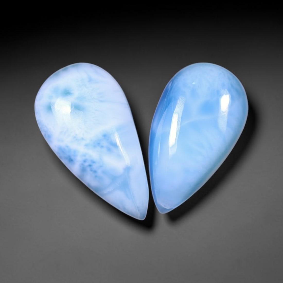 *19.09cts Natural Larimar Set - Polished Cabochon, 286B (1 of 4)
