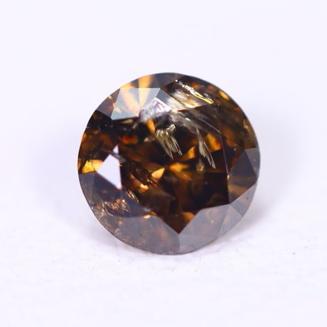0.20Ct Champagne Round Diamond 3.8mm - Natural Diamond, Loose Diamond, 3DD: Ksmith Heritage Auctioneers Subject: Natural Diamond Origin: Africa Treatment: Unheated