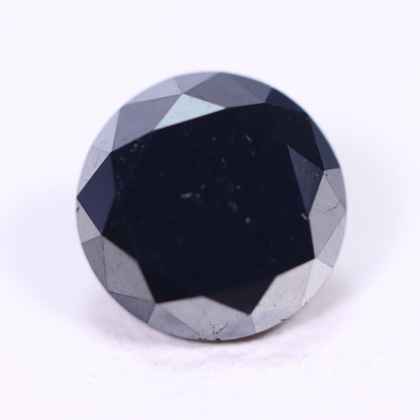 1.52ct Black Diamond 6.60mm - Natural Diamond, Loose Diamond, 1186DD: Ksmith Heritage Auctioneers Subject: Natural Diamond Origin: Africa Treatment: Heated