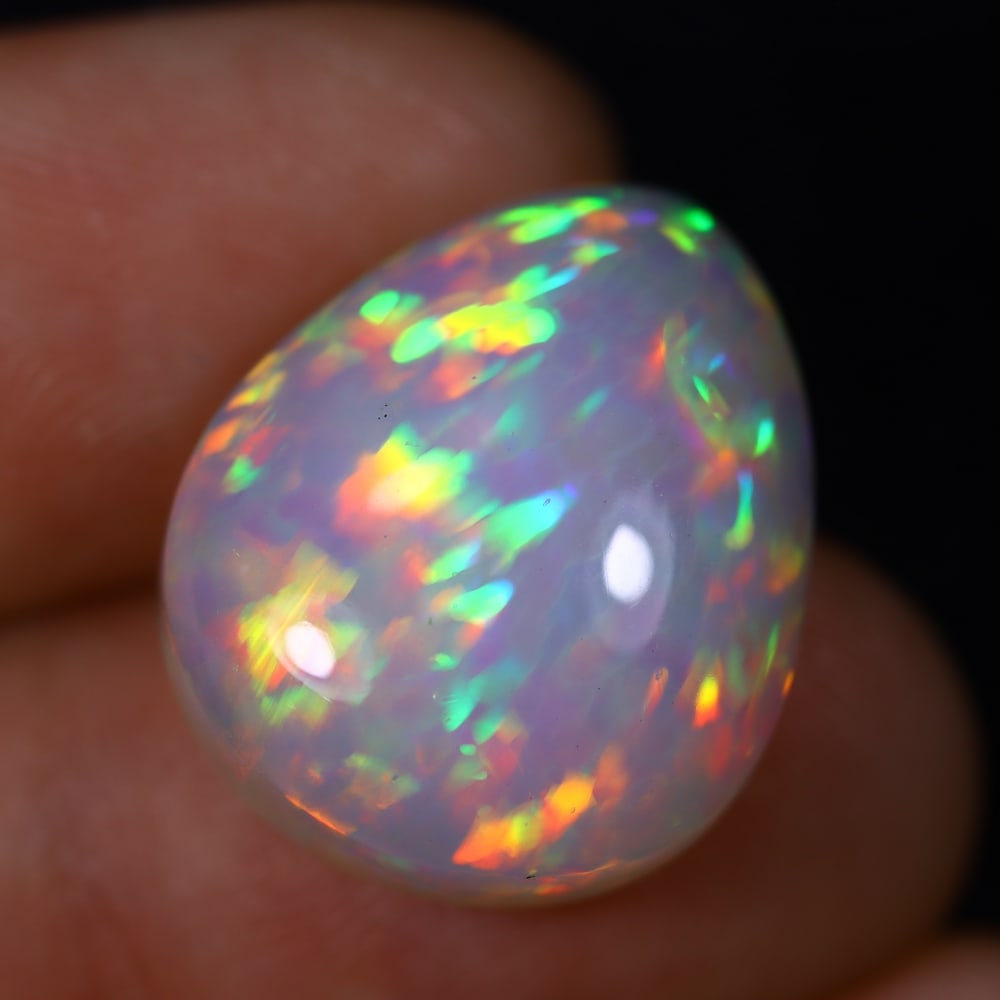 *15.89Ct Welo Opal Polished - Ethiopian Opal , 444C (1 of 8)