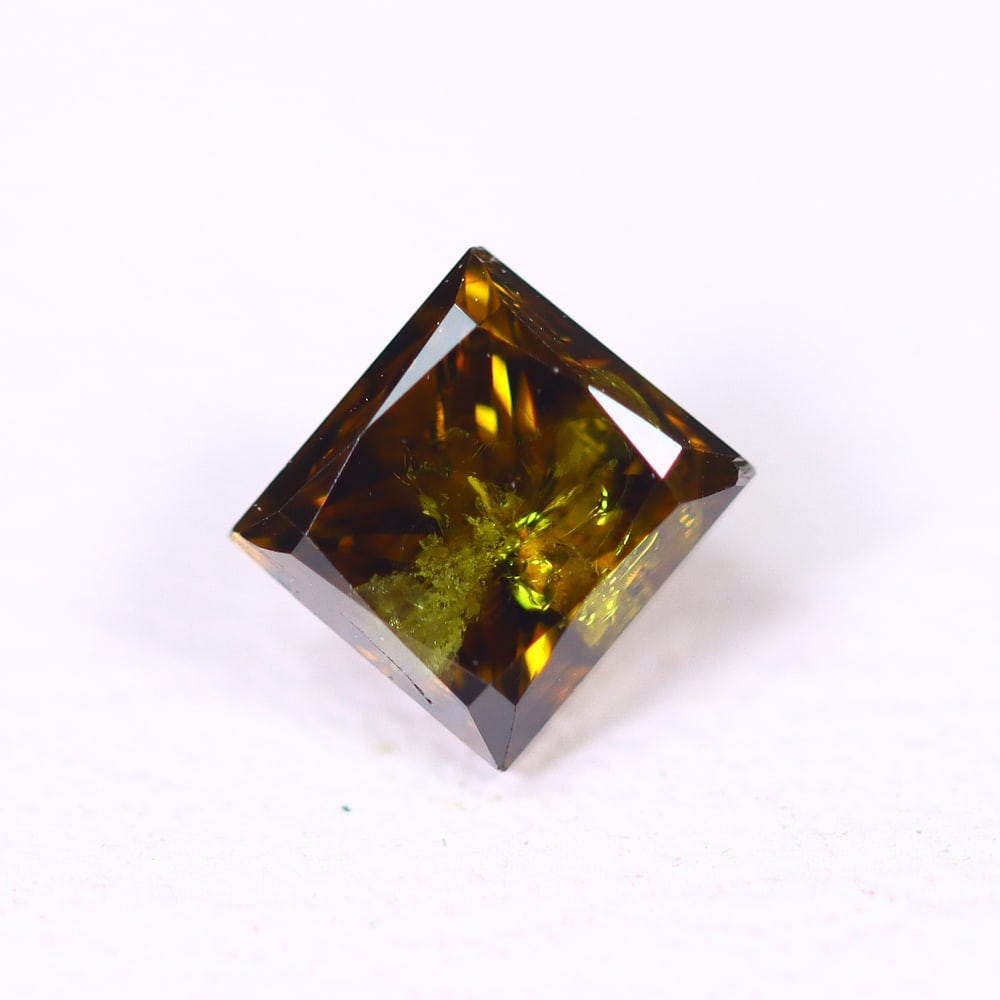 0.33ct Cognac Princess Cut Diamond 3.5x3.2mm - Natural Diamond, Loose Diamond, 284DD: Ksmith Heritage Auctioneers Subject: Natural Diamond Origin: Africa Treatment: Unheated